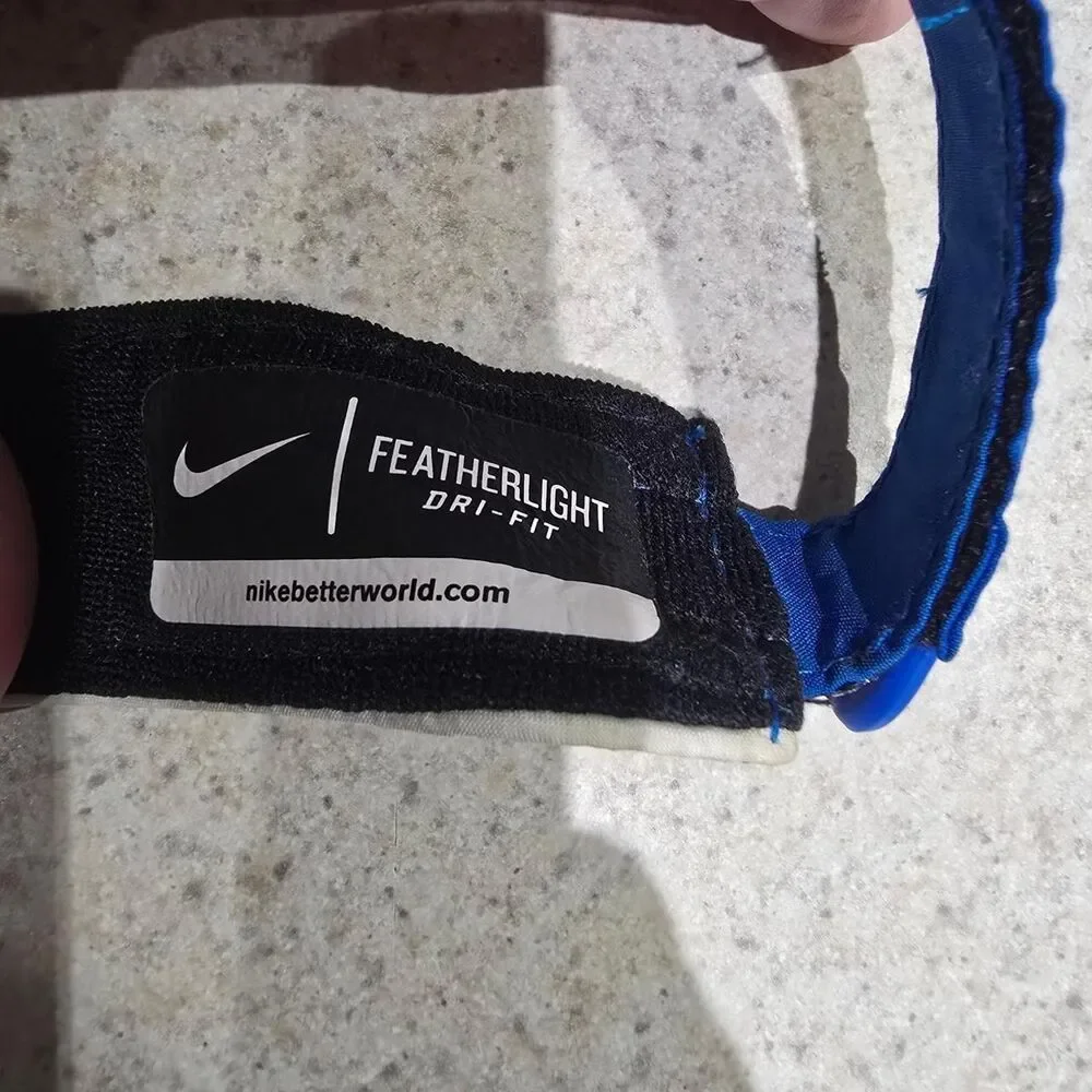 Nike White and Blue Hat